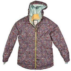 NIKE 6.0 VASHI SNOWBORDING‎ HOODED DOWN JACKET MULTICOLOR WOMENS MEDIUM SKI